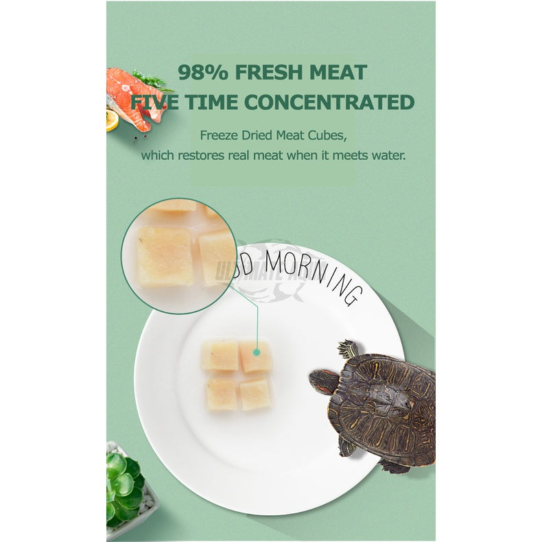 YEE Terrapin Turtle Food, Aquarium Food With 5 Types Of Meat, Rich In Calcium & Vitamins_feature