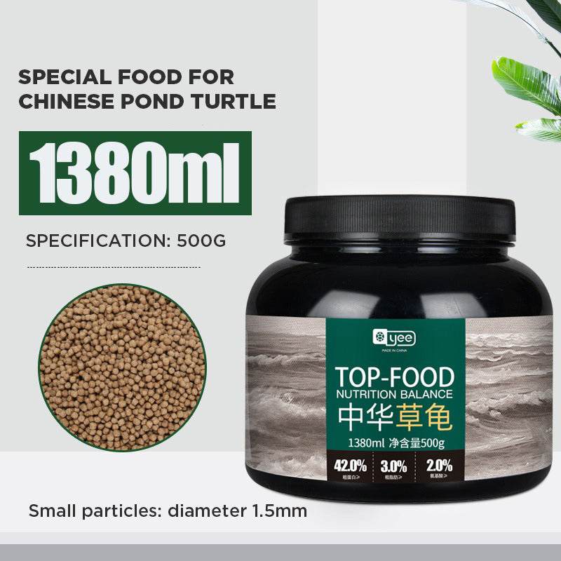 YEE Terrapin Turtle Food, Aquarium Food With 5 Types Of Meat, Rich In Calcium & Vitamins