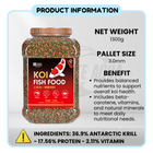 YEE KOI Food, Triple-Effect Fish Food Pellet, KOI Fish Grain To Provide Nutrition & Vitamins, Aquarium Food