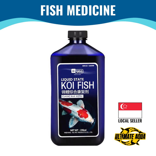 YEE Fish Medicine for Koi and Gold Fish, Medicine Treatment of White Fungus, Gill & Tail Rot, White Spot_thumb