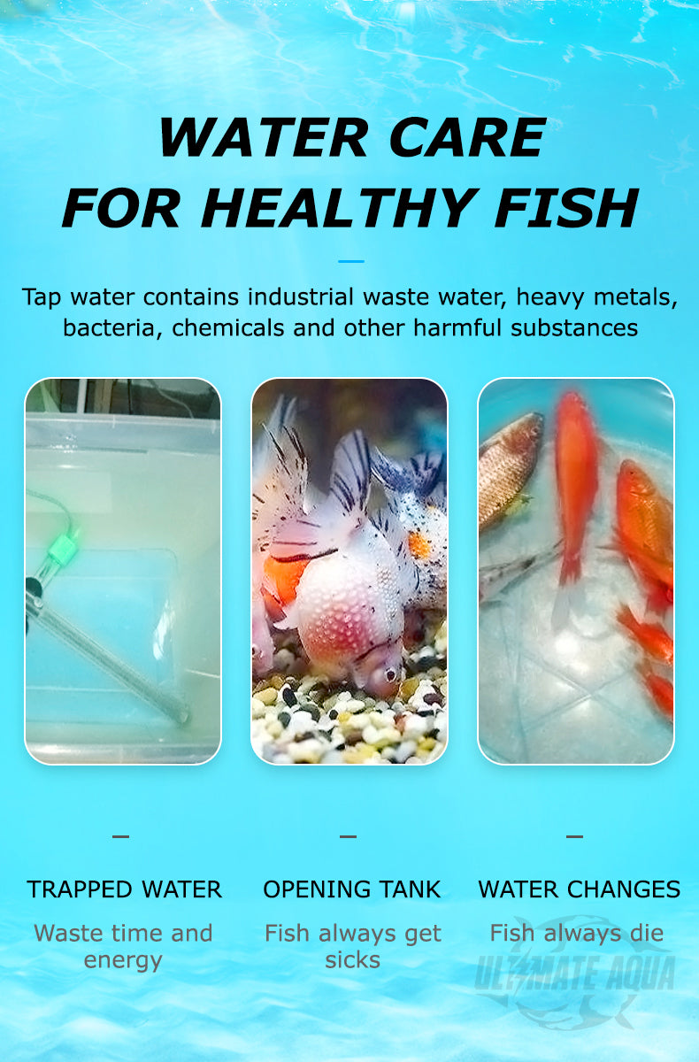 YEE Aquarium Anti Chlorine, Fish Tank Cleaner, Water Purifier, Tap Water Chlorine Remover For Fish, Turtle Safety_Use for