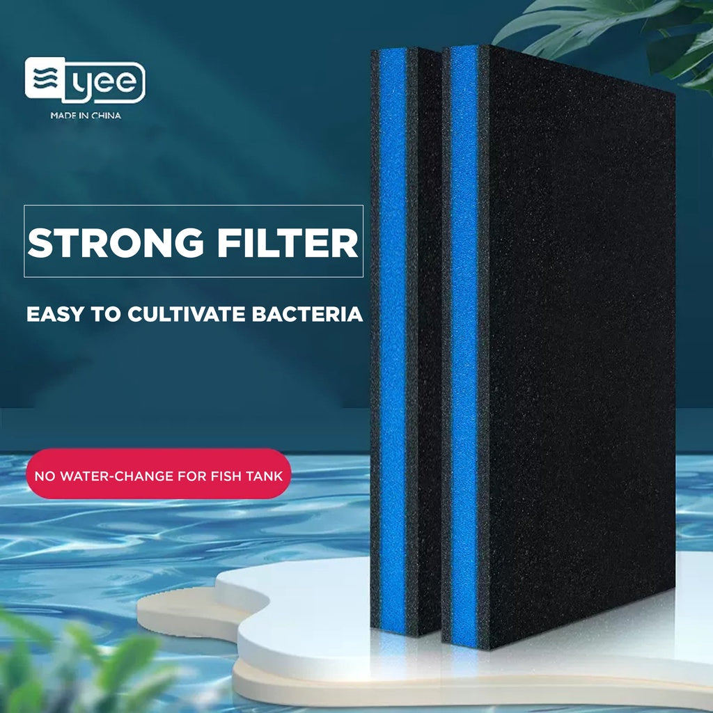 YEE Aquarium Biochemical Cotton With Activated Carbon For Fish Tank, High Density Thickened Permeable Filtering Sponge_feature