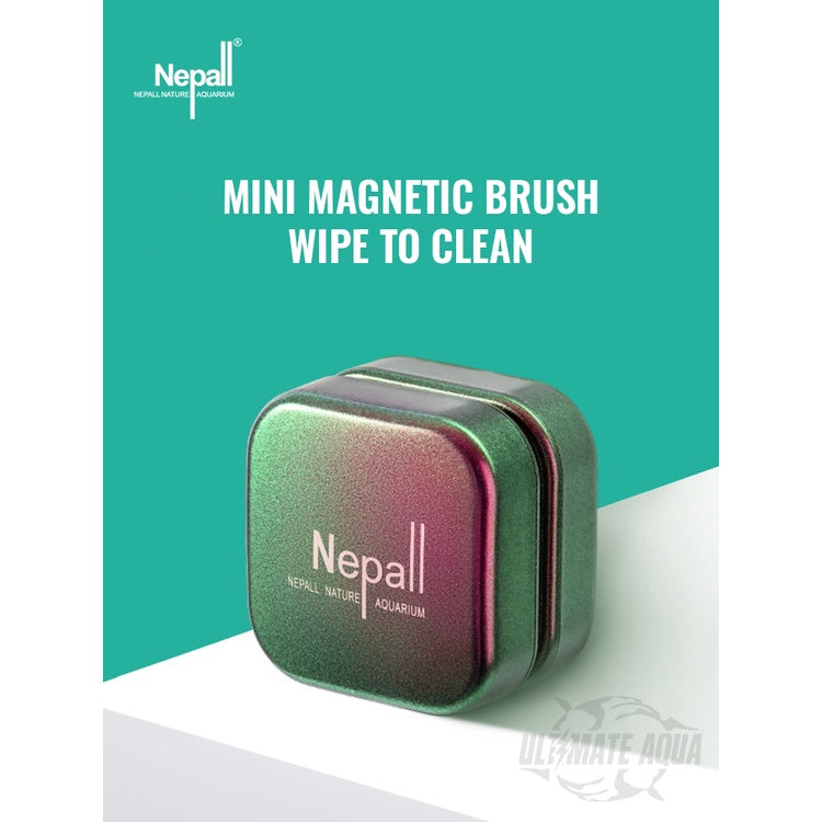 Nepall Aquarium Magnetic Brush, Mini Algae Removal Tool Double-sided With Strong Magnetic | Aquarium Cleaning Tool_feature