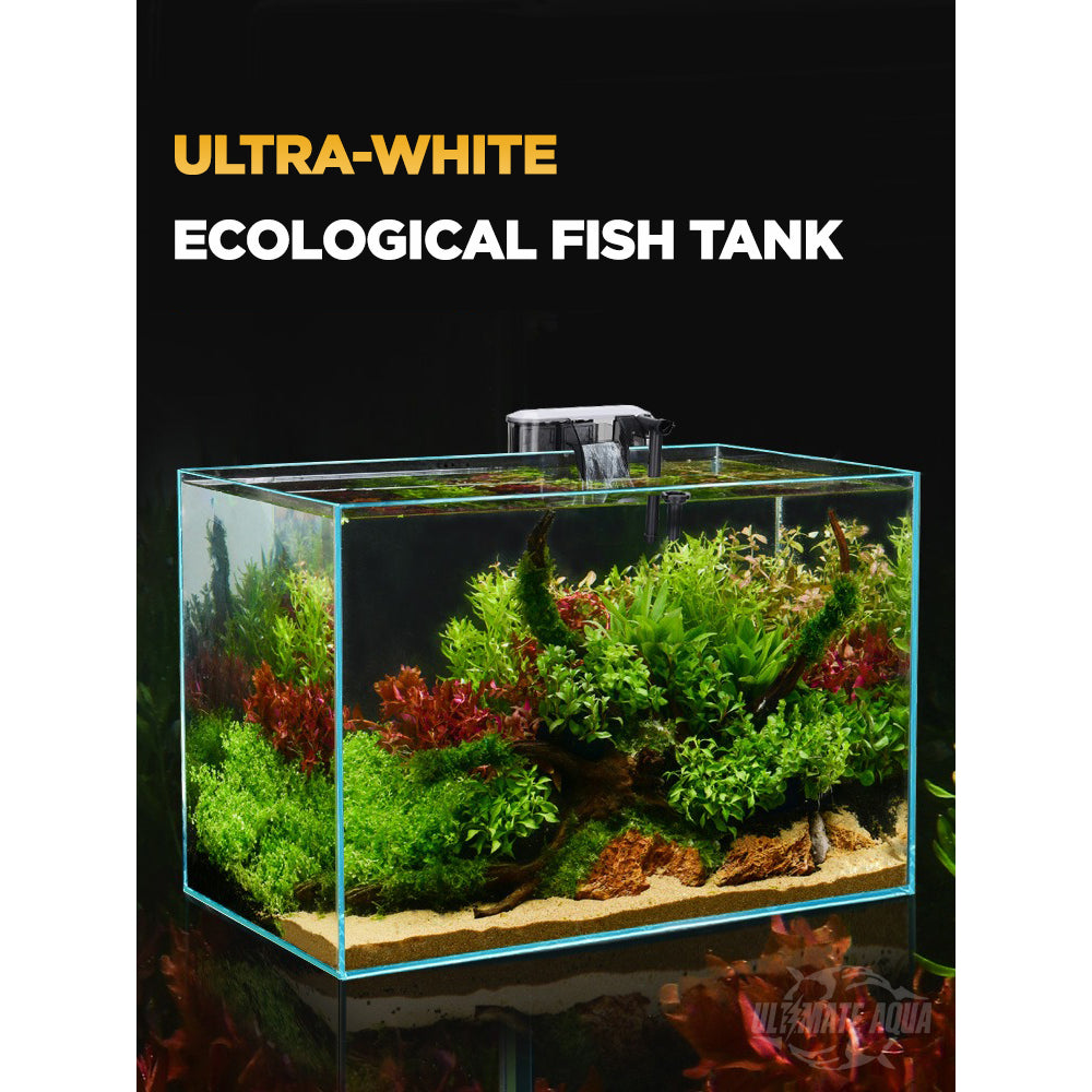 YEE Aquarium Glass Tank, Crystal Tank With 5mm Thick Glass - Ultimate Aqua