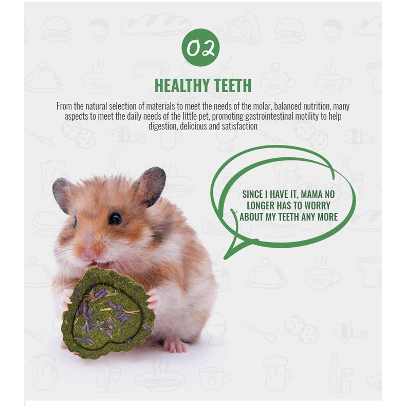 YEE Hamster Snack, Tasty Teeth Grinder, Natural Meal, Promote Digestion_feature