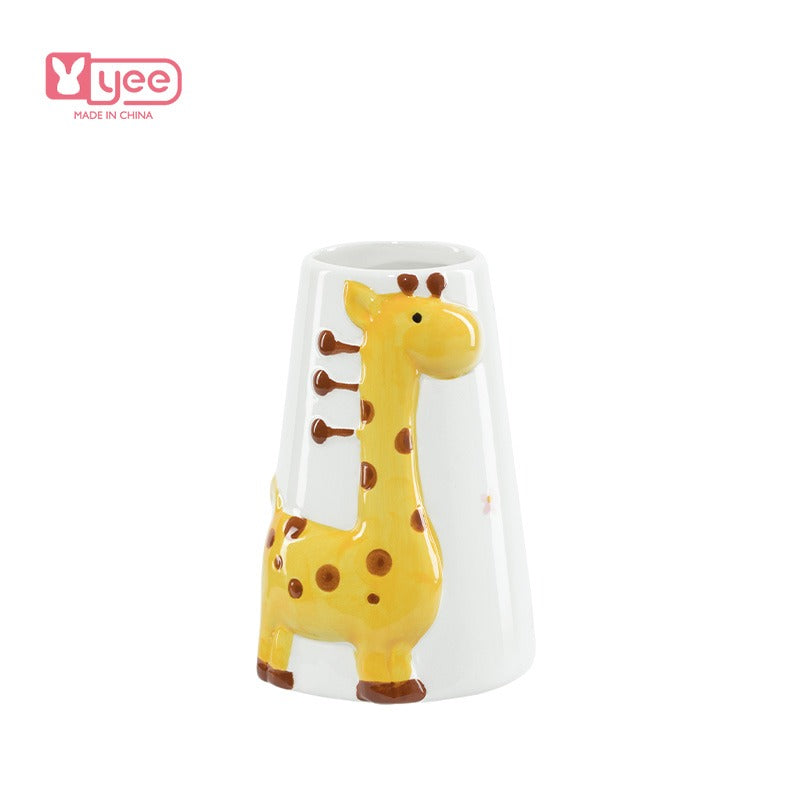 YEE Hamster Water Bottle, Ceramic Bottle Holder, Stable And Bite Resistant