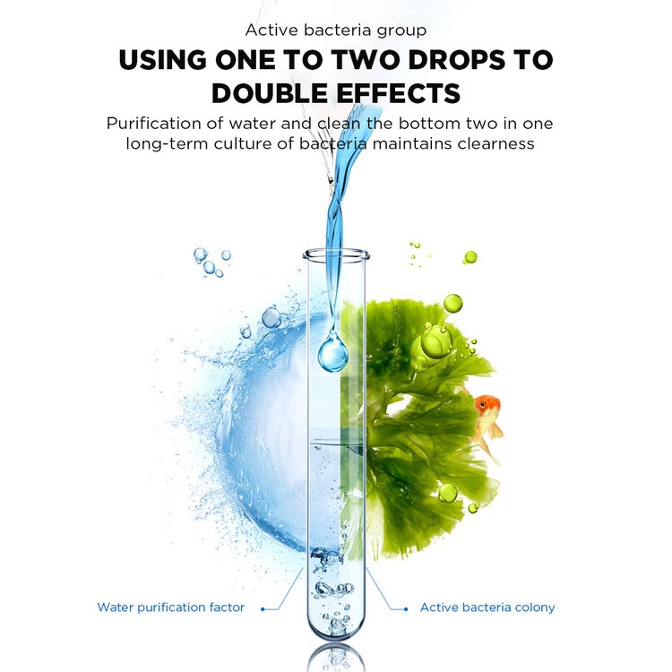 YEE Fish Tank Water Purifier Water Quality Clarifier Special Nitrifying Bacteria Help Cloudy Water, Water Purification_uses