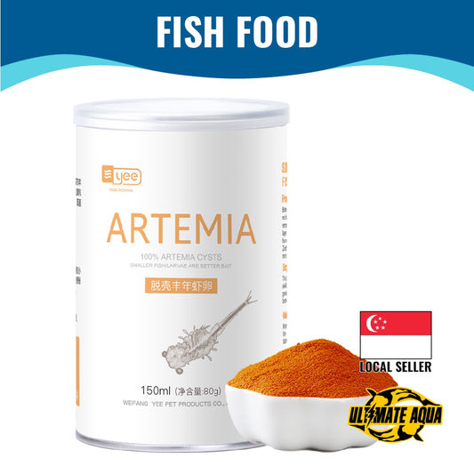 YEE Fish Food Pellet, Instant Feed Baby Brine Shrimp, Sea Monkey | Aquarium Fish Food With High Protein & No Hormones _ brine shrimp