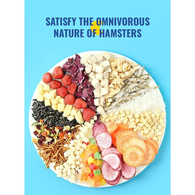 YEE Hamster Food, Tasty Dried Snack For Pets, Teeth Grinder Snack, Promote Growth And Digestion_feature