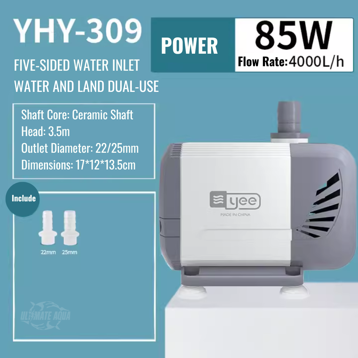 YEE Side Suction Pump_85W 4000L