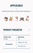 YEE Hamster Sand, Urine Sand For Pets, Odour Removal, Cooling Sand _ Parameters