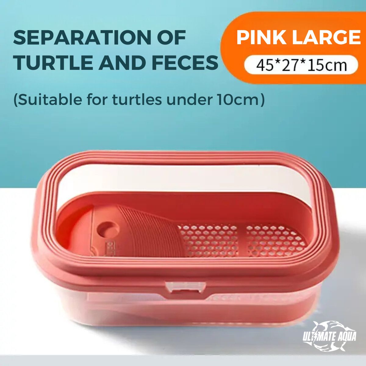 YEE Turtle Tank, Tortoise Tank With Super Large Scape, Thickened Material, Firm & Durable | Aquarium Tank