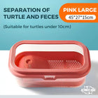 YEE Turtle Tank, Tortoise Tank With Super Large Scape, Thickened Material, Firm & Durable | Aquarium Tank