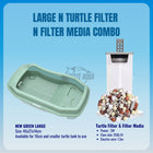 Yee Turtle Tank | Tortoise Tank With Terrace, Special Tank For Domestic Turtle Breeding, Small Turtle Box