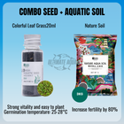 YEE Aquarium Plant Seed, Waterseed For Aquarium Plant For Fish Tank, Easy To Plant With No CO2, High Germination Rate