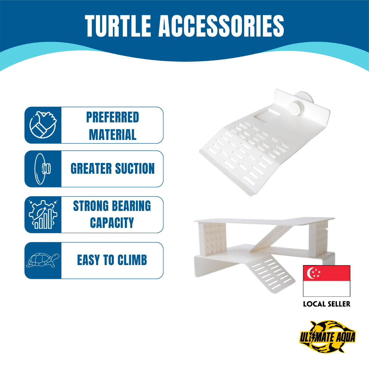YEE Turtle Climbing Platform With Strong Bearing Capacity, Acrylic Basking Platform For Tortoise, Aquarium Accesories