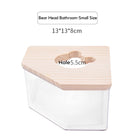 YEE Hamster Bathroom, Hamster Toilet, Transparent Bath Tub, Urine Splash Control