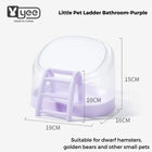 YEE Hamster Bathroom, Hamster Toilet, Transparent Bath Tub, Urine Splash Control