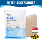 YEE Tank Filter, Small Fish Tank Filter In Mesh Bag To Remove Yellow Water, Filter Media _ protein mesh bag