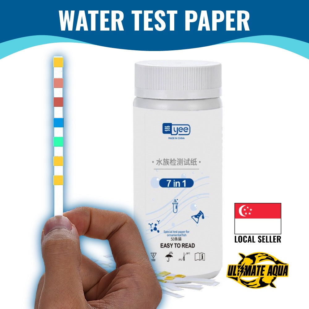YEE Aquarium Test Strip Kit, 7-in-1 Water Test Paper For Fish Tank, Testing In 60 Seconds _ test paper