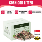 YEE Hamster Bedding, Hamster Litter By Corn, Edible Corn Cob, Control Odour, Keep Cool For The Cage