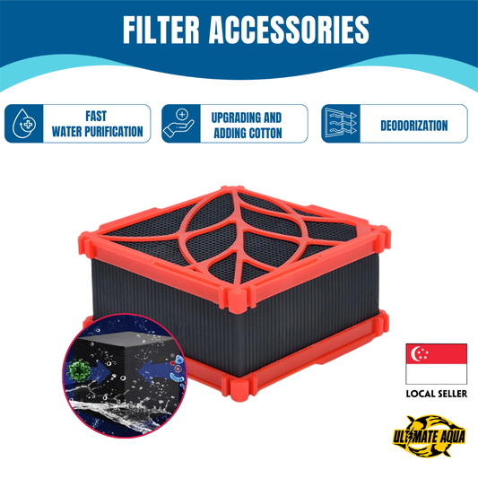 YEE Cube Filter Media By Activated Carbon Bamboo, Fish Tank Filter, Water Purifier For Aquarium Tank_thumb