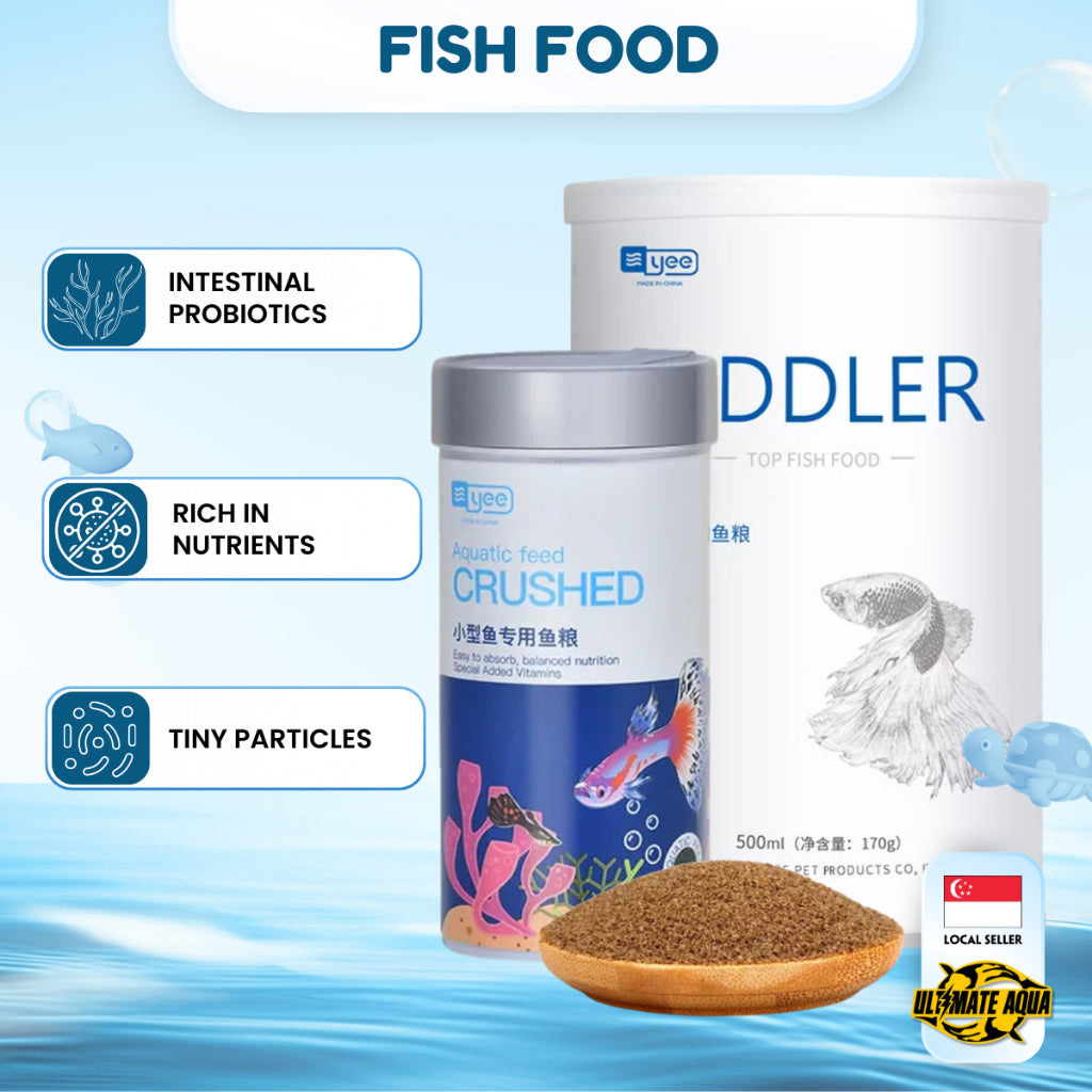 YEE Aquarium Fish Food For Small Fish, Goldfish, Neon Tetra Fish, Fish Food Guppy, Increase Growth & Immune System