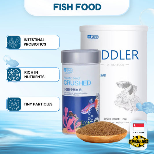 YEE Aquarium Fish Food For Small Fish, Goldfish, Neon Tetra Fish, Fish Food Guppy, Increase Growth & Immune System