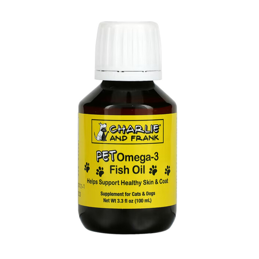 Charlie and Frank, Pet Omega-3 Fish Oil, For Cats & Dogs, 3.3 fl oz (100 ml)