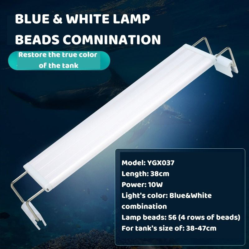 YEE Aquarium LED Light, x3 Brightness, Aqua Smart Technology, Saving Splash | Aquarium Light