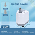 YEE Ultra-Quiet Suction Pump, Aquarium Pump With Ceramic Shaft Core, 360 degree Surround Water Absorption