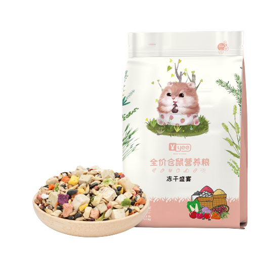 YEE Hamster Food, Dry Food Grains, Rich In Animal Protein, Easy To Absorb