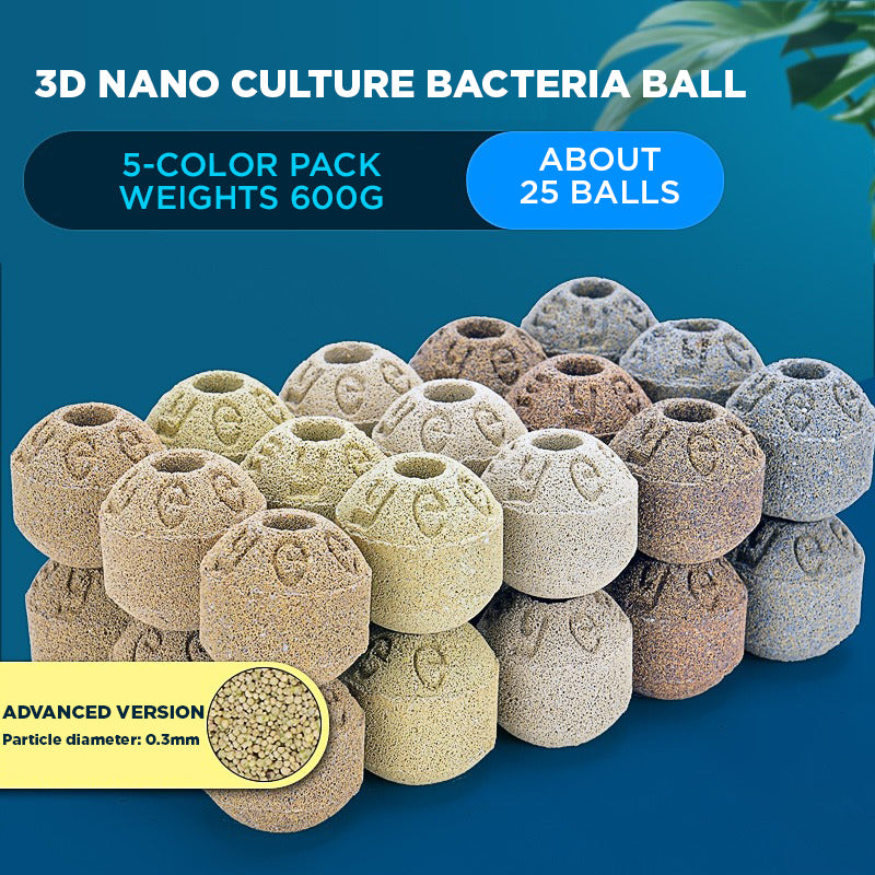 YEE Nano Bio Ball, Filter Media Biological For Beneficial Bacteria, Filtration For Tank