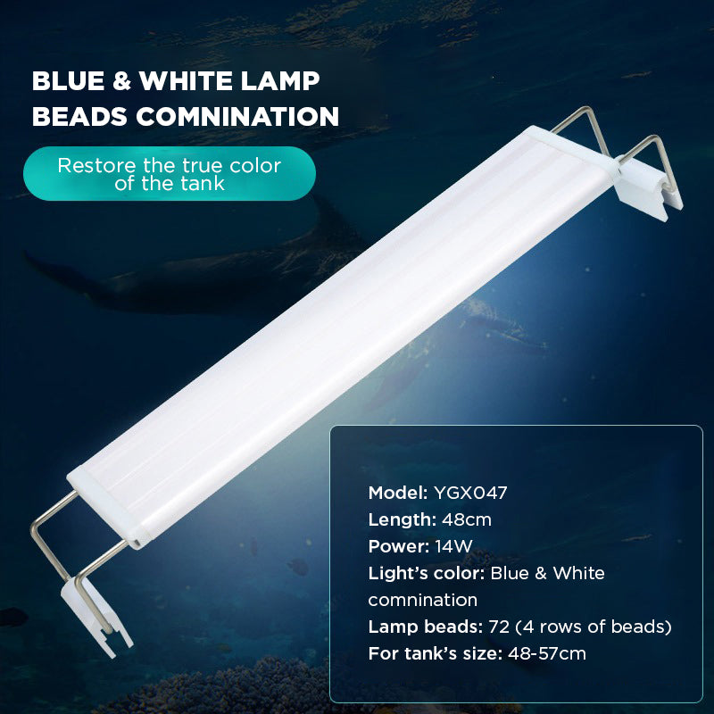 YEE Aquarium LED Light, x3 Brightness, Aqua Smart Technology, Saving Splash | Aquarium Light