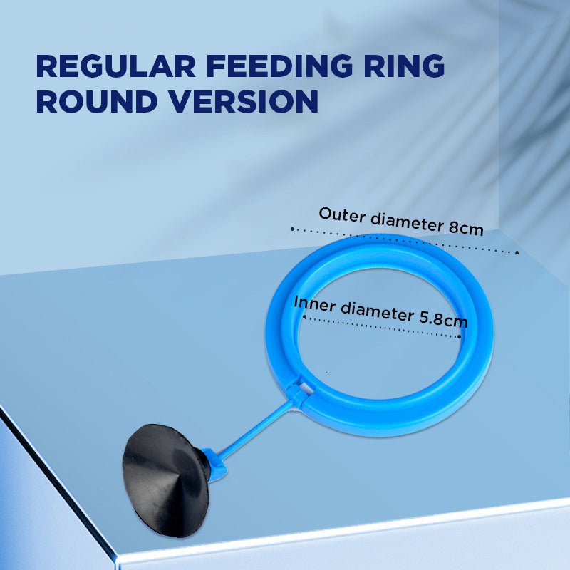 YEE Floating Feed, Rotatable Feeding Ring With Suction Cup, Aquarium Accessories