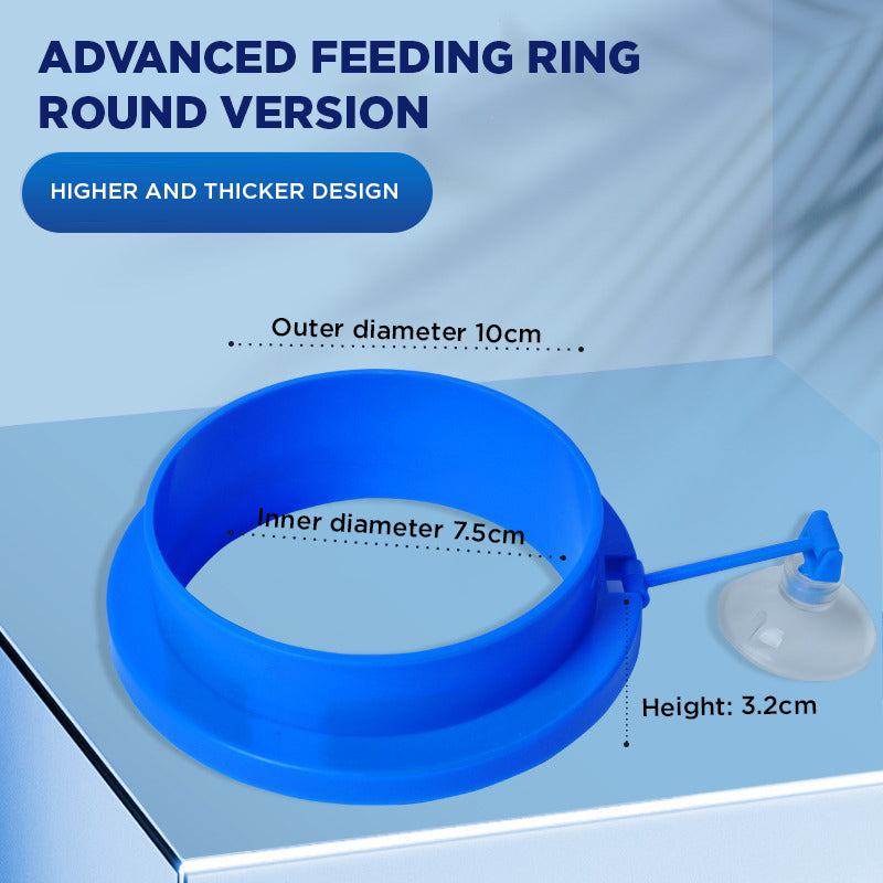 YEE Floating Feed, Rotatable Feeding Ring With Suction Cup, Aquarium Accessories