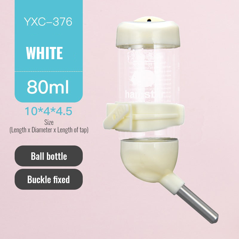 YEE Hamster Water Bottle, Ceramic Bottle Holder, Stable And Bite Resistant